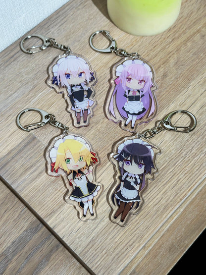 Girls! Girls! Girls!? LIMITED EDITION Complete Acrylic Keychain & Standee Bundle