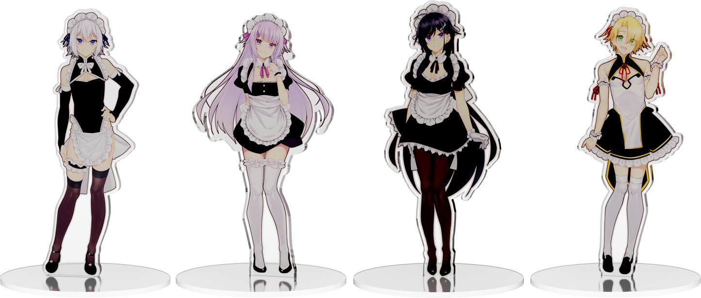 Girls! Girls! Girls!? LIMITED EDITION Complete Acrylic Standee Bundle